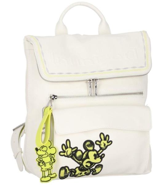 Dames rugzak zwart/roze/rood en wit One Size Mickey Mouse Nerano rugzak handtas backpack rugzak (white-off), wit van
