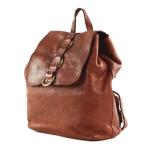Campomaggi City rugzak leer 28 cm, cognac