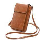CHDWEY Umhängetaschen für Herren Fashion Ladies Small Crossbody Messenger Bags Women Shoulder Bag Wallet Mini PU Leather Card Holder Female Purse