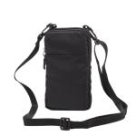Heuptas voor mobiele telefoon, voor heren, zwart, 6,9 inch (16,9 cm), kleine mobiele telefoon, schoudertas, holster, schoudertas, mobiele telefoon met riemclip, mobiele telefoon, h