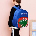 Schultasche für Jungen und Mädchen, modischer Kinder-Rucksack, niedlicher Cartoon-Dinosaurier-Hirsch, lässiger Rucksack für Kinder