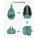 Packable Kleine Crossbody Sling Rugzak Schouder Borst Tas Dagrugzak voor Wandelen Reizen