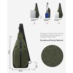 Anti-diefstal Sling Bag voor dames en heren borstzak, hippie crossbody bag, multifunctionele dagrugzak