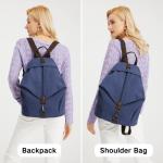 Modieuze damesrugzak, anti-diefstal canvas rugzak, vintage schoudertas met grote capaciteit, schooltassen voor meisjes, casual dagrugzak voor werk, school, universiteit, reizen, da