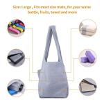 CHDWEY Umhängetaschen für Herren Reißverschluss Tanzkleid Schulter Seitentasche Yoga Matt Tasche Feste Lagerung Sling Sport Gym Große Kapazität Träger Fitness Yoga Matte Tasc
