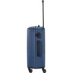 Travelite Koffer met 4 wielen, 3-delig, maten L/M/S, bagage serie Bali: ABS hardshell trolleys, blauw, Trolley met harde schaal met 4 wielen