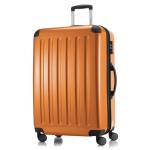 HAUPTSTADTKOFFER Alex Hand, 55 x 38 x 23 cm, TSA, 4 wielen, 42 liter, reiskoffer, hardshellkoffer, rolkoffer, boordkoffer, oranje, kofferset