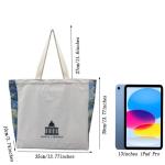 Draagtas, Dames, Boodschappentas, Schoudertas Stoffen Tas, Katoenen Tas, Jute Tas, Met Vintage Print, Canvas Tote Bag om te winkelen School