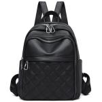 Rugzak voor dames, klein, elegante stadsrugzak, moderne damesrugzak, PU-leer, schoudertas, kleine rugzaktas, diefstalbestendig, dagrugzak, backpack, voor reizen, werk, rugzak dames