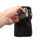 Heuptas voor mobiele telefoon, zwart, schoudertas voor heren, 6 inch, kleine mobiele telefoon, schoudertas, holster, schoudertas, mobiele telefoon met riemclip, mobiele telefoon, h