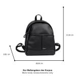 bags Lenea Rugzak voor dames, 8 l, zwart, zwart, Small, Essential