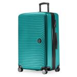 Hauptstadtkoffer Rolkoffer, middelgroot/groot, harde schaal van ABS, 4 rubberen zwenkwielen, voldoet aan TSA-eisen Mitte, turquoise