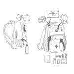 Nitro Hero Pack / grote trendy rugzak tas backpack / met gevoerd laptopvak en andere leuke functies / schooltas / schoolrugzak / 37L / Ponderosa
