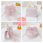 Kleine meisjes handtas met kinderen sieraden schattige schoudertas meisjes kleine portemonnee mini portemonnee voor peuter meisjes crossbody schattige prinses handtassen schouderta