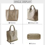 JINMANXUE Unisex Fashion Woven Bag Damen-Tragetasche
