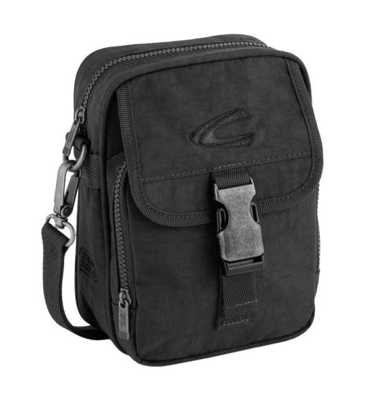 , Journey Schoudertas voor heren, zwart, 16x8x21,5 cm, Schoudertas