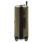 HAUPTSTADTKOFFER Midden grote harde koffer, TSA, 4 wielen, check-in bagage met 8 cm volumevergroting, 77 cm, 130 liter, grafiet, Avocado., koffer