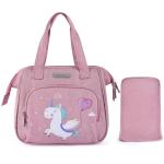 Bebamour Eenhoornpop luiertas met pop wikkelmat dragen pop accessoires mode kinderen meisjes babytas
