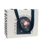 Canvas Tote Bag Esthetisch - Tote tas met ritssluiting en binnenvak door schouder Tote tassen voor vrouwen winkelen en reizen - Waardering cadeau voor leraar bruidsmeisje vriendsch