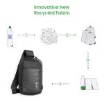 mannen schoudertas voor 2024 11 inch iPad Pro M4, 11 inch iPad Air M2, minimale enkele riem sling tas kleine daypack voor dagelijks gebruik, mini formaat