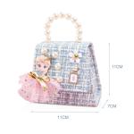 Schoudertas voor meisjes, voor mobiele telefoon, portemonnee, schattige strik, crossbody tas voor meisjes, schattige prinsessenhandtas, kleine meisjestas met afneembare schouderrie