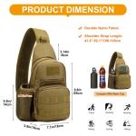 Tactische Militaire Borst Tas Crossbody Schouder Sling Pack Rugzak