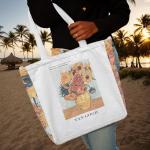 Canvas draagtas, extra grote capaciteit handtassen schoudertassen met rits, herbruikbare boodschappentas, esthetische vintage tassen, grote schoudertas voor vrouwen, werk, school,