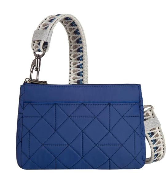 Unisex Boho Anti-Diefstal Clutch Crossbody, Weelderig Blauw, Weelderig Blauw