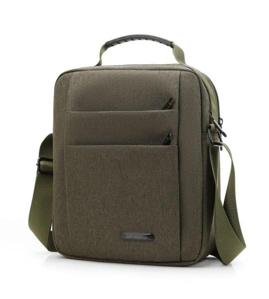CHDWEY Umhängetaschen für Herren Männer Handtasche Nylon Männer Umhängetasche Reine Farbe Casual Crossbody Tasche for Männliche Geschäftsreisen Multifunciton Männer Tasche(