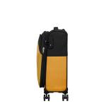American Tourister Daring Dash - Spinner S, Erweiterbar Handgepäck, 55 cm, 39/46 L, Schwarz/Gelb (Black/Yellow)