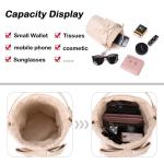 Schattige kleine tas voor tieners, kleine schoudertas en handtassen, damesschoudertas met kattenoren, kattencadeau voor meisjes, beige, X-Small, Hedendaags