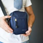 ITACA - Schoudertas voor heren, klein met verstelbare riem, kleine schoudertas voor heren, gemaakt van hoogwaardige materialen, duurzaam kleine schoudertas voor heren, herentas om 