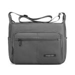 CHDWEY Umhängetaschen für Herren Männer Umhängetasche Casual Crossbody Tasche Outdoor Sport Man Messenger Bag Hohe Qualität Nylon Business Männliche Handtaschen(Grijs)