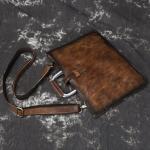 Zakelijke heren aktetas heren tas retro diagonaal tas handtas casual schoudertas (B 37 x 28 cm)