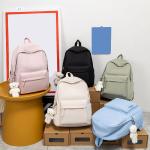 Gelb&Schwarz Tragetasche und Rucksack, japanischer Rucksack, koreanische Mode, vielseitig, Mittelschule, Schüler, Schultasche, große Kapazität, Reisetasche, Schulrucksack