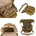 Waterdichte Motorfiets Tas Drop Been Tas Tool Fanny Dij Pack Been Rig Motorfiets Camera Utility Pouch (Color6)