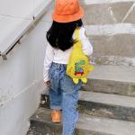 PW TOOLS Umhängerucksack für Kinder,Niedliche Dinosaurier-Karikatur-Brusttasche | wasserdichte Taschenrückseite mit verstellbarem Riemen für Kindersnacks