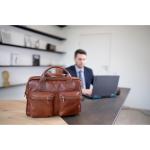 Pavone Nero Leder Aktentasche Herren – Laptoptasche, elegantes Design, langlebige Verarbeitung – Ideal für Geschäftsleute, Anwälte, perfekt für Geschäftsreisen und den tä