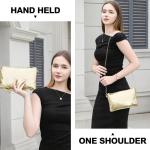 Dames fashion pailletten tas mini clutch kleine dames kettingtas schoudertas voor bruiloften, dates en verschillende gelegenheden, goud