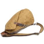Neuleben Waterdichte schouderrugzak van canvas vintage uniseks heren kleine sling rugzak schoudertas outdoor sport vrije tijd