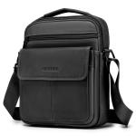 Heren Leren schoudertas Handtas IPAD Zakelijk Messenger-rugzak Crossbody Casual Sling Reistas Documententas met handgreep en verstelbare riem Groot formaat Bruin
