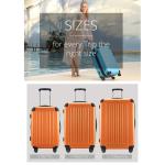 Hauptstadtkoffer Spree, koffer met harde schaal, trolley, rolkoffer, reiskoffer, kan breder worden gemaakt, TSA, 4 wielen, violet