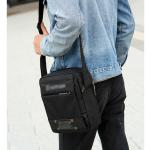 CHDWEY Umhängetaschen für Herren Männer Tasche Lässige Umhängetasche wasserdichte Mann Casual Crossbody Bags Nylon Männliche Messenger Bags Handtasche(Green)