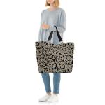 Shopper XL barok marmer – ruime boodschappentas en elegante handtas in één, van waterafstotend materiaal, barok marmer, X-Large