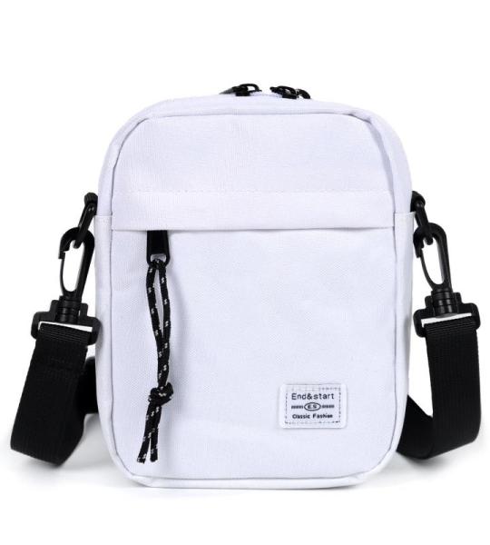 Schoudertas voor heren, kleine schoudertas voor heren, crossbody bag heren, waterdichte heren schoudertas van polyester, tas voor heren, geschikt voor outdoorsport en wandelen, zwa