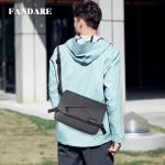 FANDARE Ultralichte schoudertas voor heren, schoudertas, hangtas, werktas, nylon messenger bag voor dagelijks gebruik, vrije tijd, werk, kantoor, reizen, school, waterdichte heren 