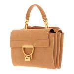 Arlettis Suede Handbag Apricot, bruin