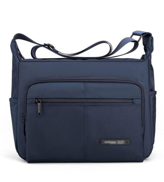 CHDWEY Umhängetaschen für Herren Männer Umhängetasche Casual Crossbody Tasche Outdoor Sport Man Messenger Bag Hohe Qualität Nylon Business Männliche Handtaschen(Blue)