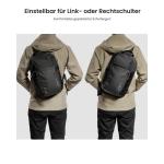 mannen schoudertas voor 2024 13 inch iPad Pro M4, 13 inch iPad Air M2, 13 inch MacBook Air M3 A3114, minimale enkele riem sling tas daypack schoudertas, klein formaat