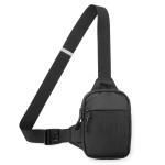 Sling Chest Crossbody bag, waterdichte schoudertas, crossbody bag, backpack voor mannen en vrouwen die outdoorsporten wandelen (L, zwart)